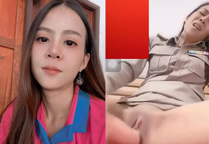 ครูคนสวย จับดิลโด้ กระแทกหีรัวๆ  หีเนียนสวยน่าเย็ดสุดๆ คาชุดครู