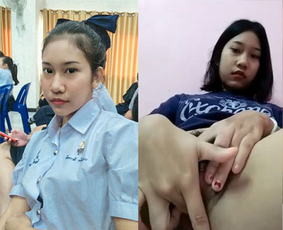 น้องนักเรียน ตกเบ็ดหี ช่วยตัวเอง เห็นกันหีชัดๆ น่ารักมาก