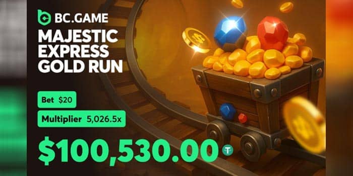 ผู้เล่น BC.Game ทำให้การเดิมพัน $20 เป็น $100K+ การจ่ายเงิน